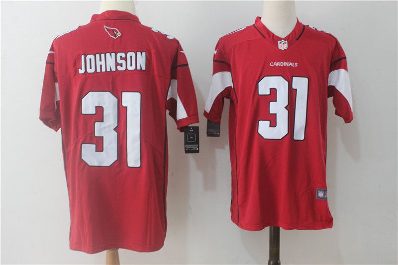 Men Arizona Cardinals #31 Johnson Red Nike Vapor Untouchable Limited NFL Jerseys